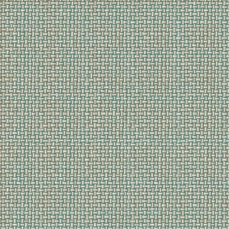 Sample - Biderbost Weave Wallpaper - Teal