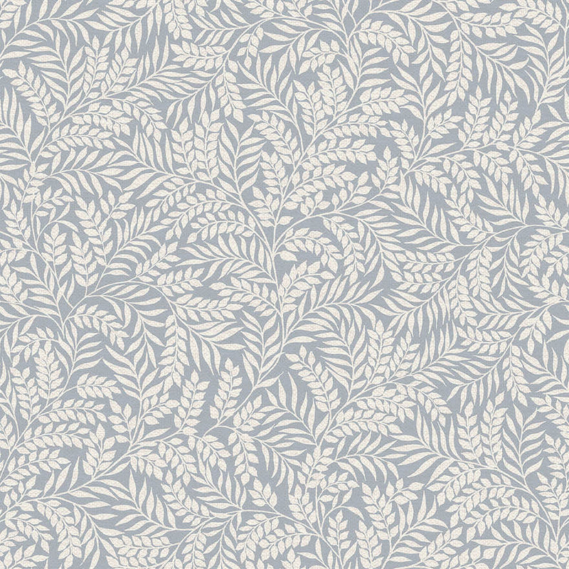 Sample - Laurel Wallpaper - Blue