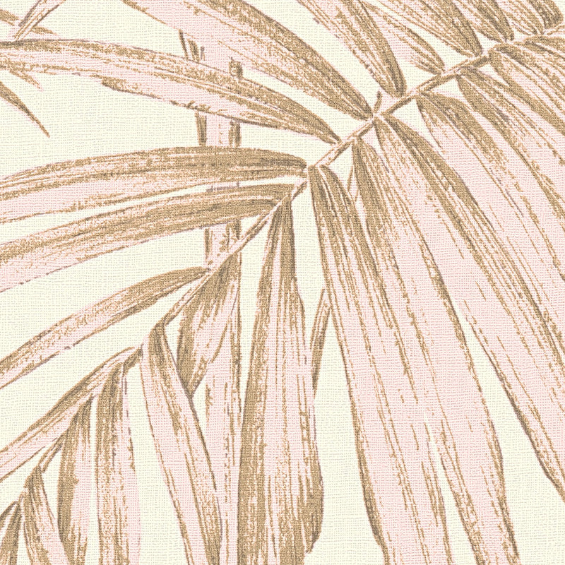 Lola Palm Wallpaper - Blush