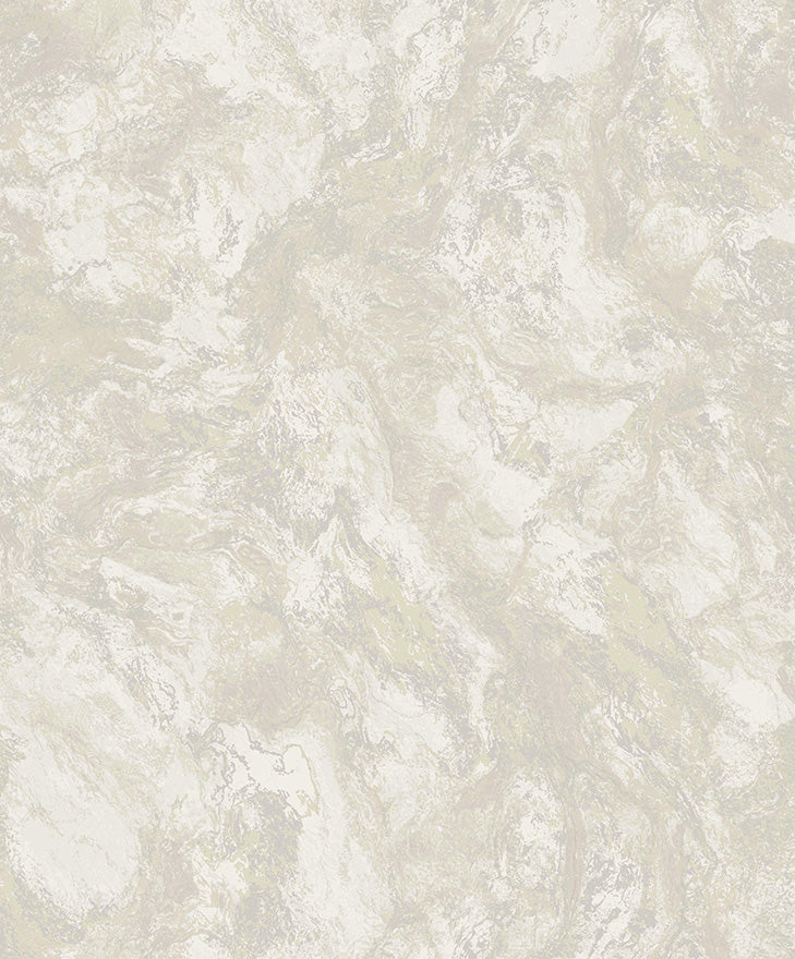 Calacatta Marble Bead Wallpaper - Champagne