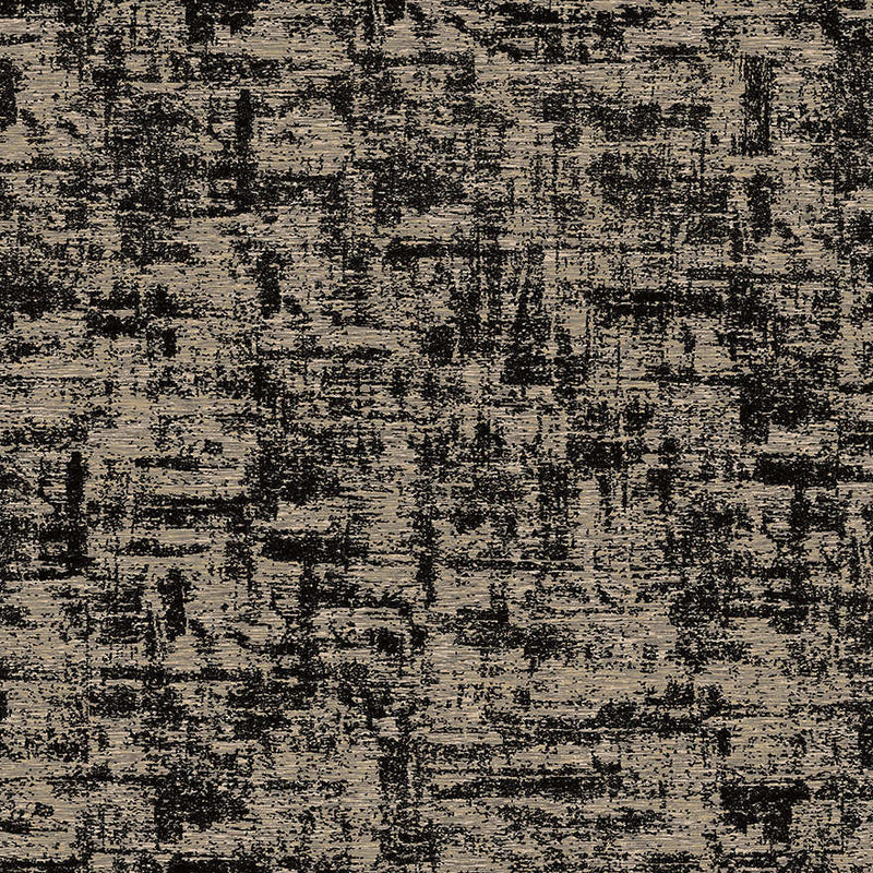 Sample - Brindle Flock Wallpaper - Brindle Flock Black