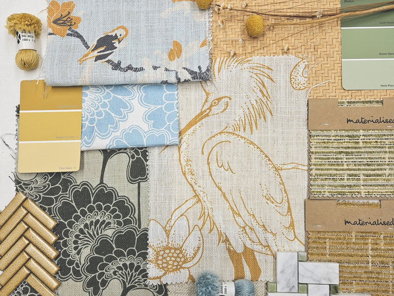 Egrets Florence Broadhurst Wallpaper - 5 Colours