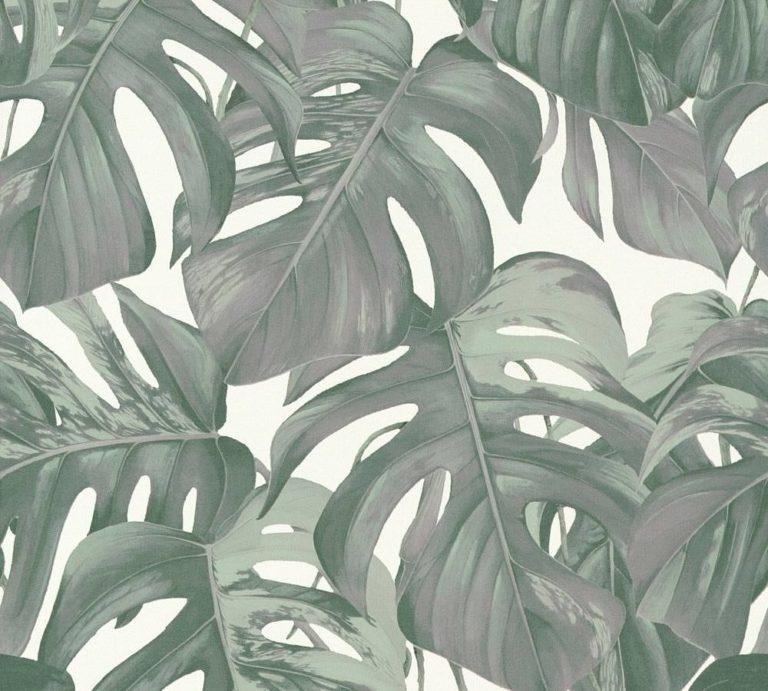 Monstera Dreams Wallpaper - Muted Shades