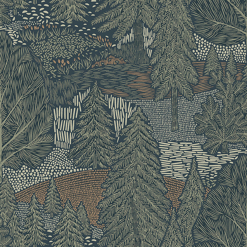 Northern Forest Wallpaper - 3 Colours