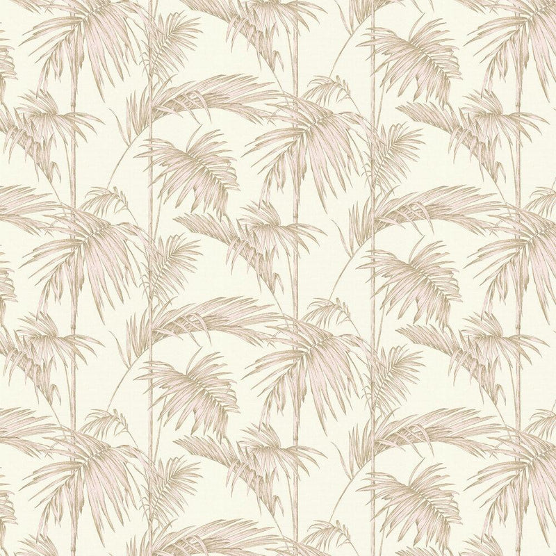 Lola Palm Wallpaper - Blush