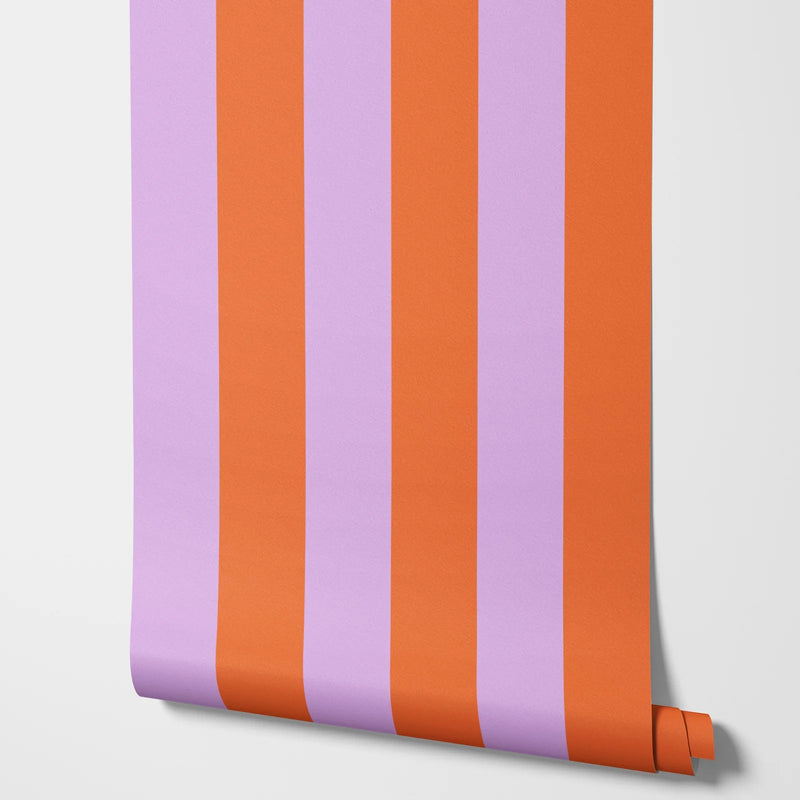 Candy Stripes Wallpaper - Peel and Stick