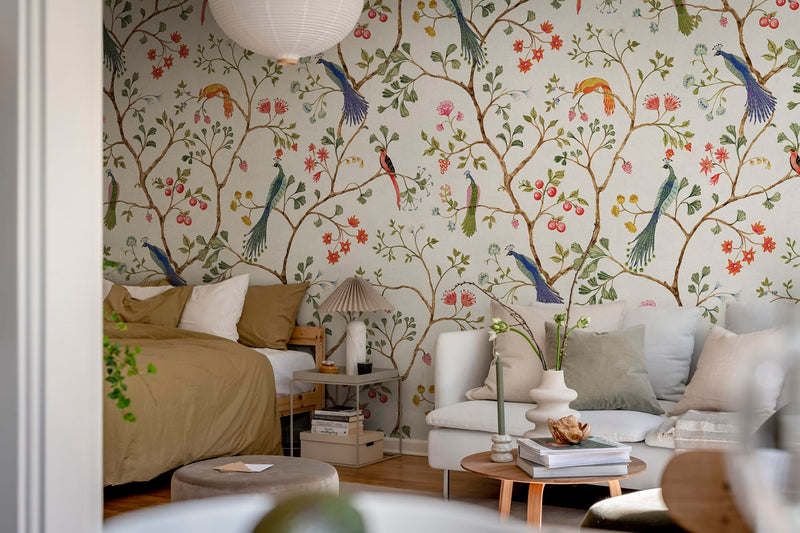 Songbirds Wallpaper Mural - 5 Colours