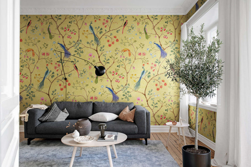 Songbirds Wallpaper Mural - 5 Colours