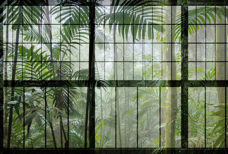 Rainforest - Custom Sized Wallpaper Mural (per m2) - Style 1