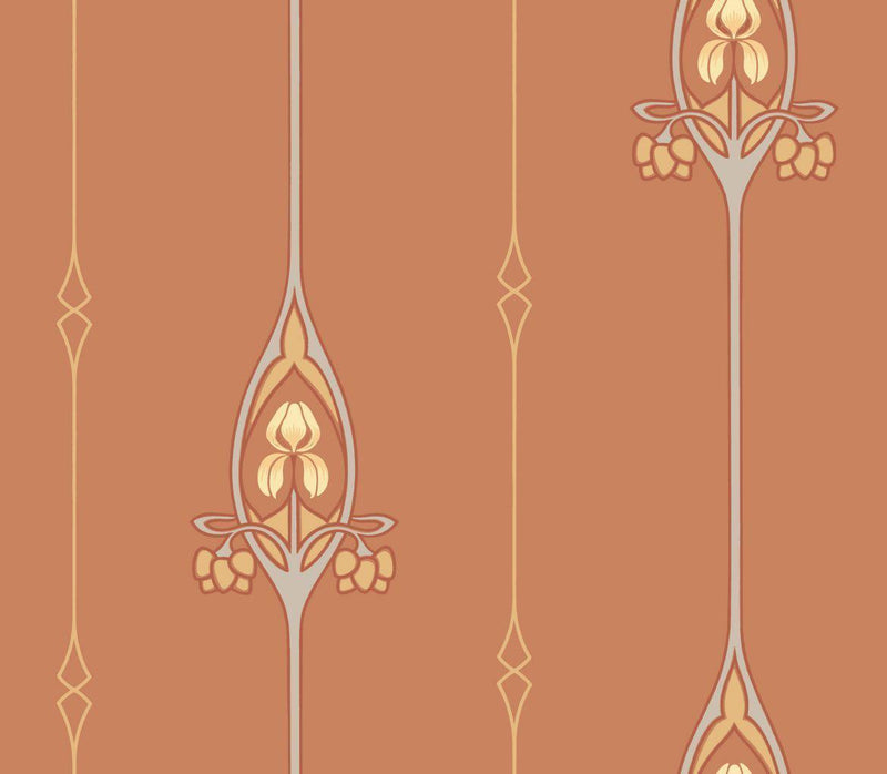 Gamla Grand Historical Wallpaper - Red