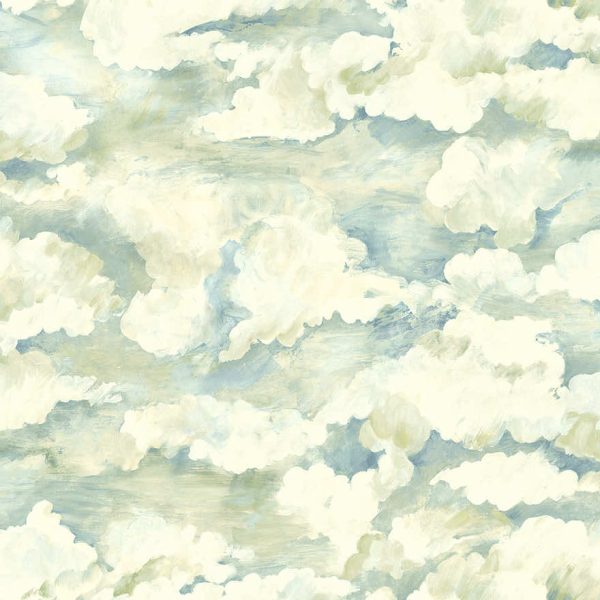 Sample - Sora - Tranquil Cloud Wallpaper - Soft Aqua