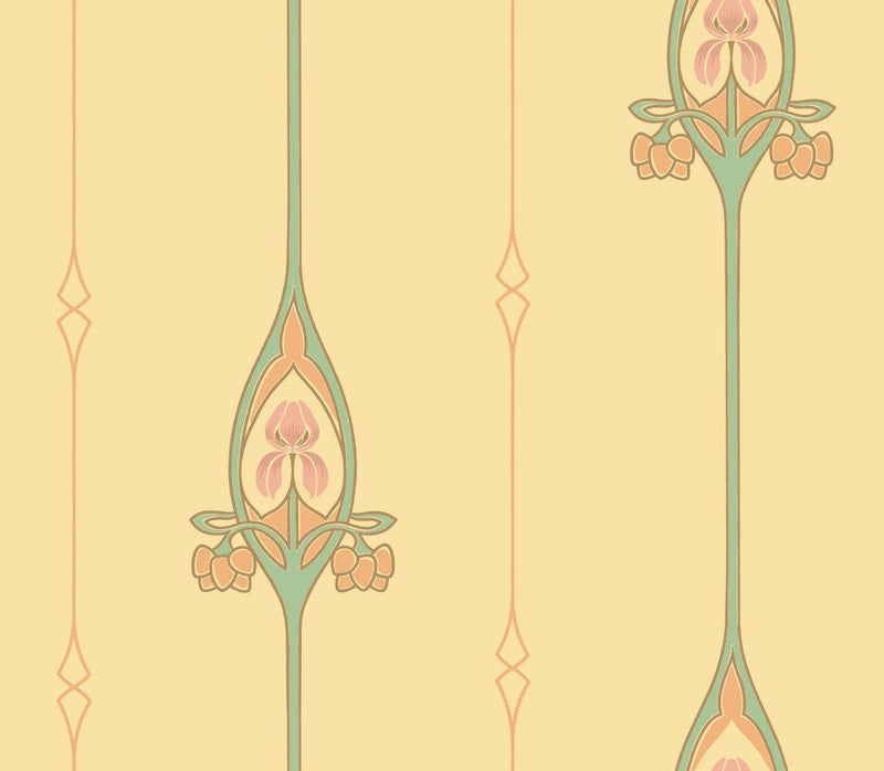 Gamla Grand Historical Wallpaper - Yellow