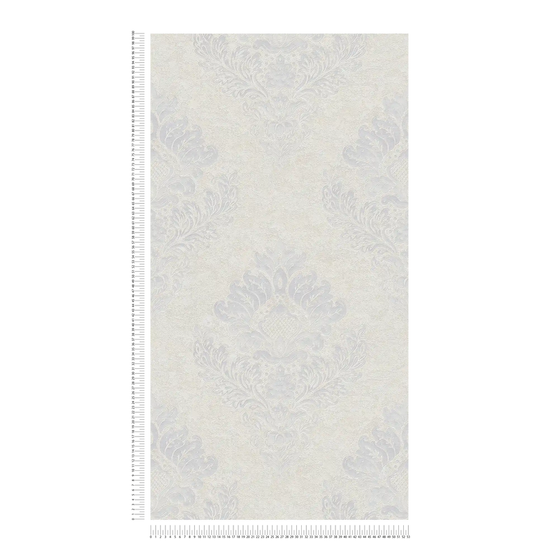 St. Petersberg Baroque Wallpaper - White