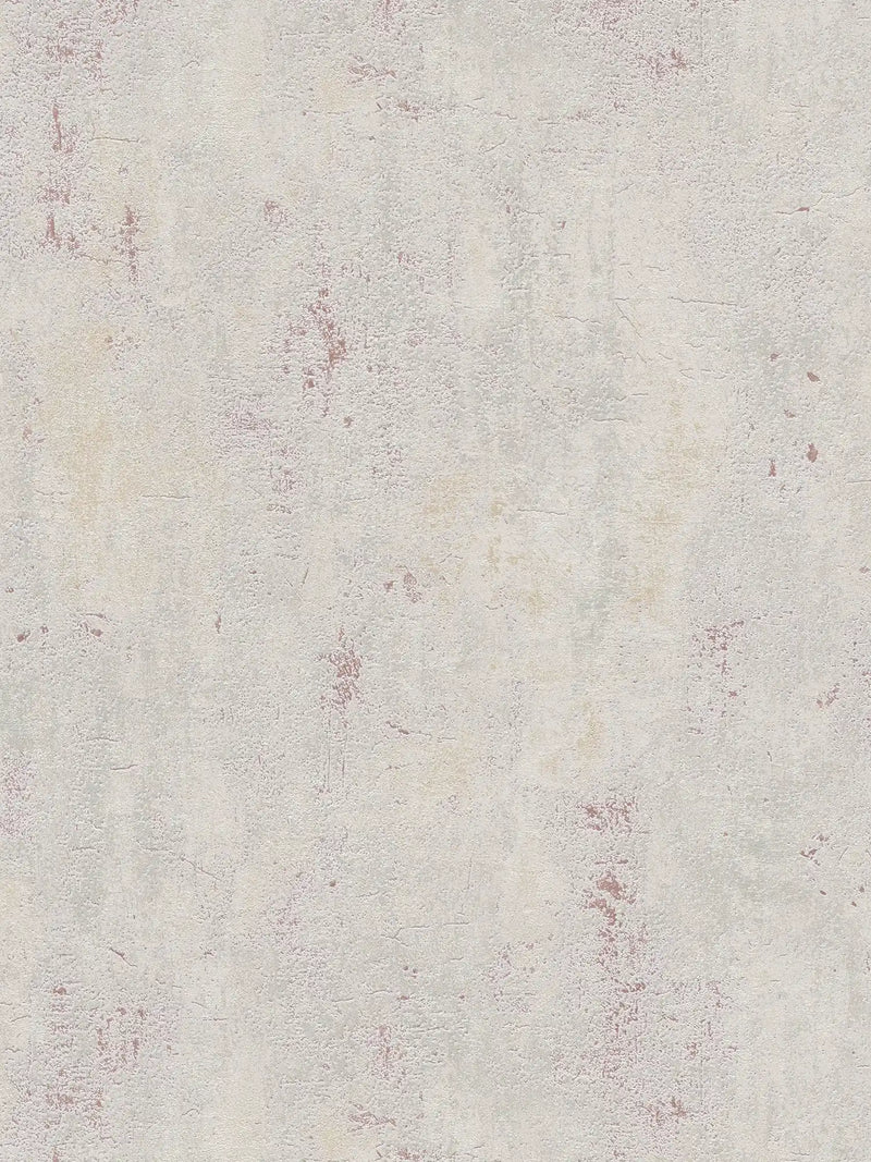 New York Plaster Wallpaper - Beige/Grey/Red