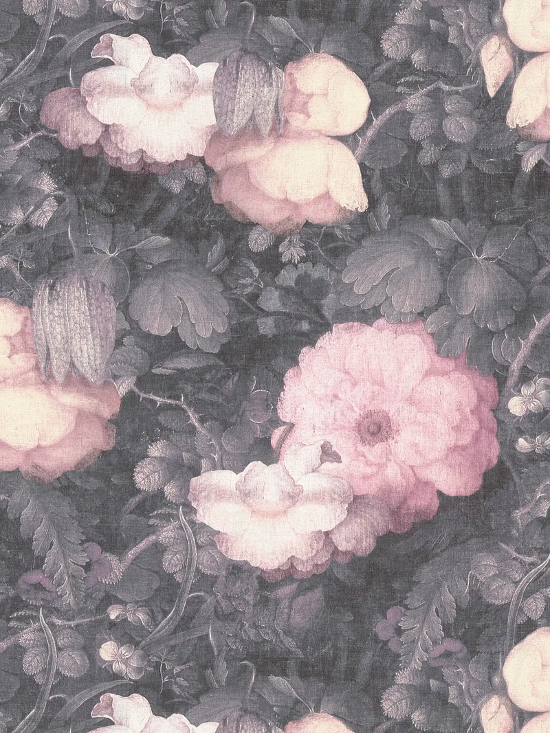 Dutch Floral Wallpaper - Pink