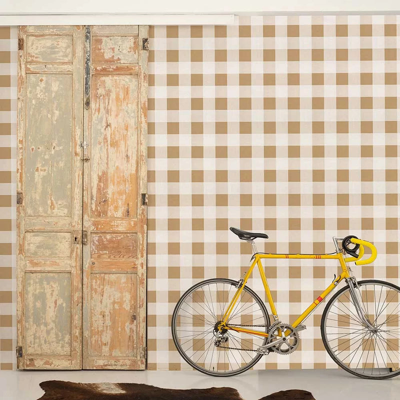 Large Gingham  Wallpaper