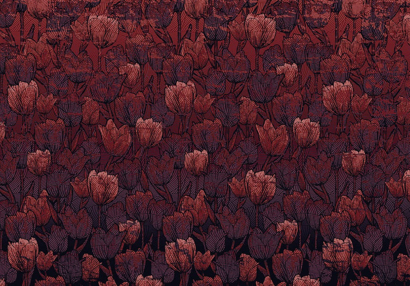 Velvet Bloom Mural Wallpaper