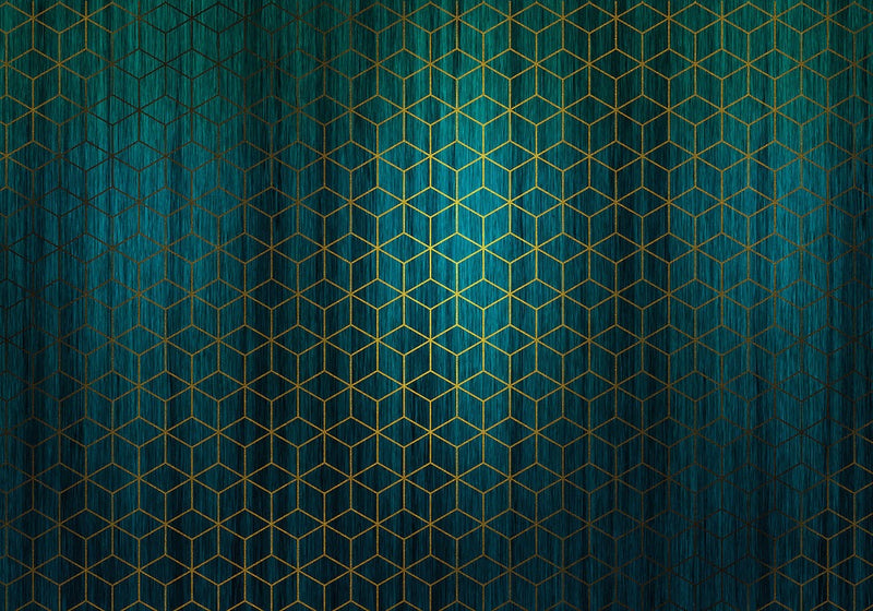 Aurora Luxe Geometric Mural Wallpaper