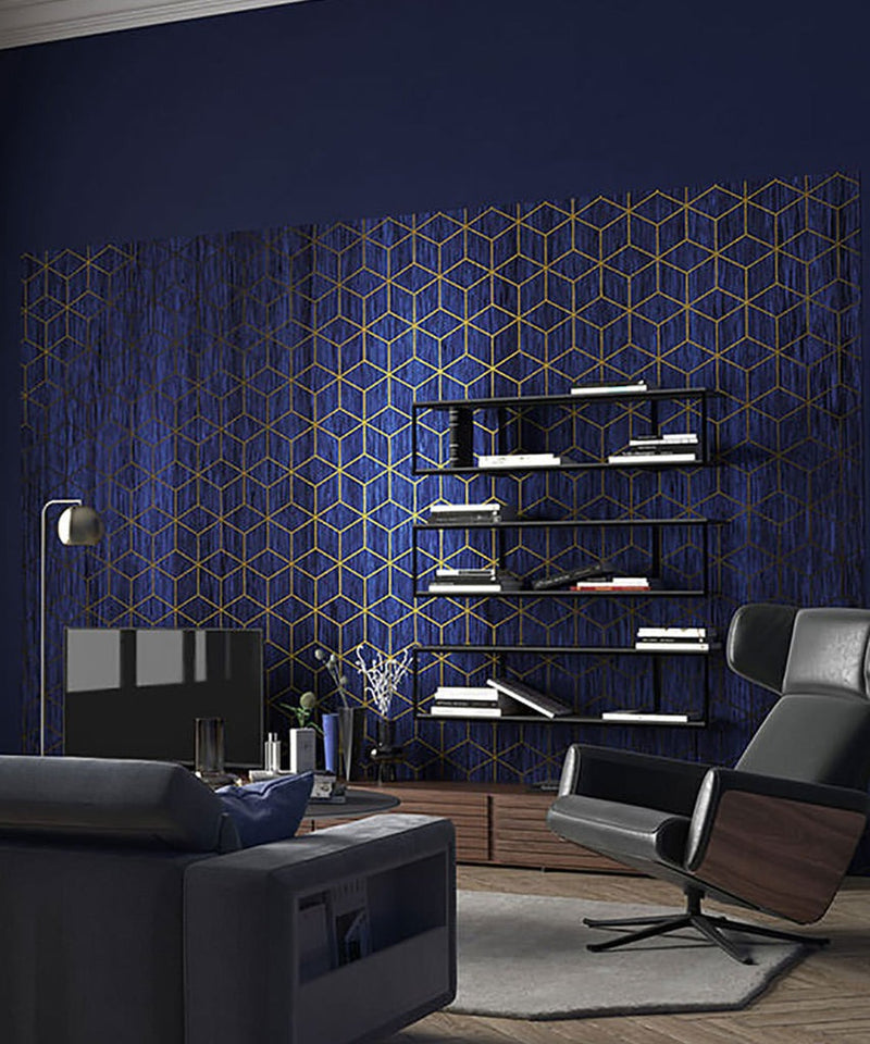 Aurora Luxe Geometric Mural Wallpaper