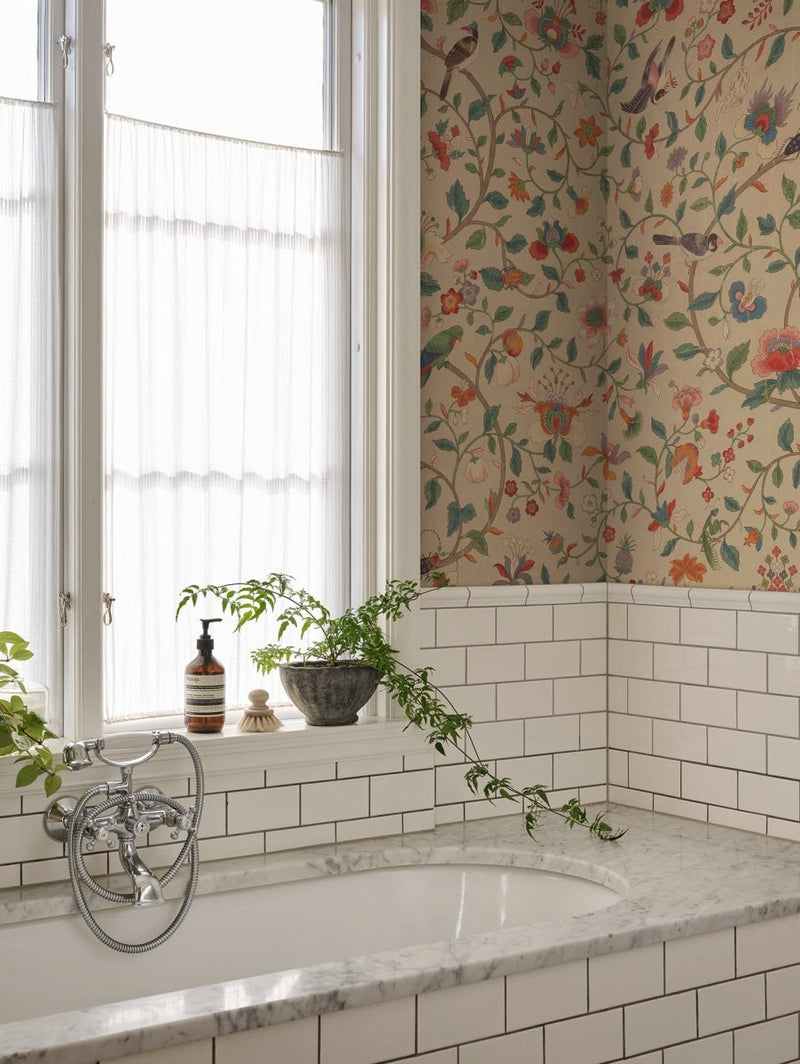 Hedda Mural Wallpaper - Multicolour