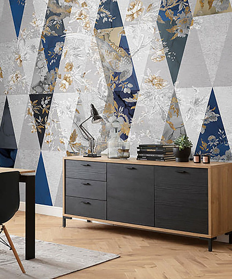 Geometric Reverie Mural Wallpaper