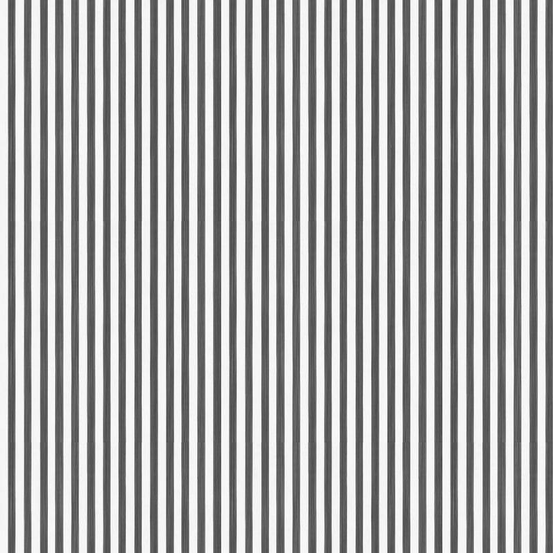 Closet Stripes Wallpaper - Black & Off White