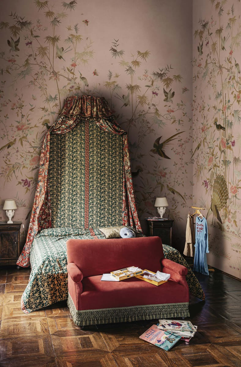 Chinoiserie Garden Mural Wallpaper - 3 Colours