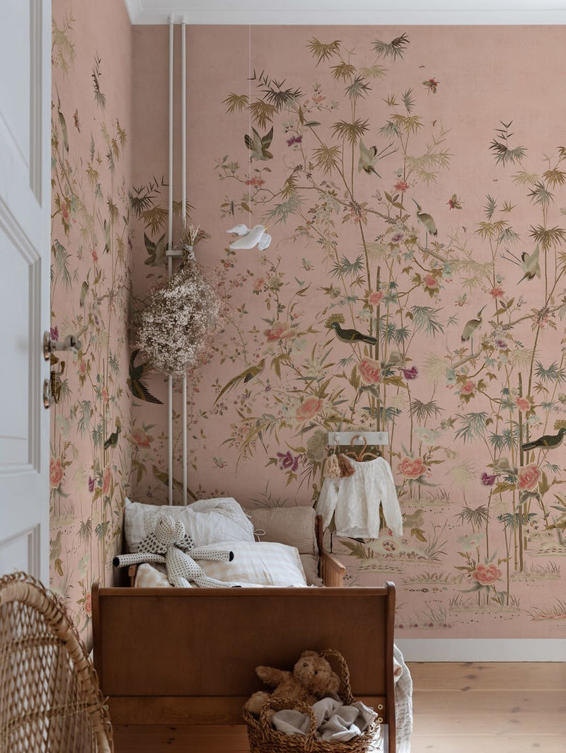 Chinoiserie Garden Mural Wallpaper - 3 Colours