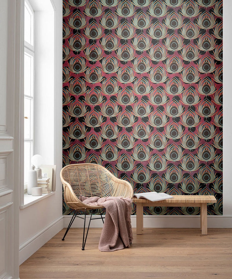 Opulent Plume Mural Wallpaper