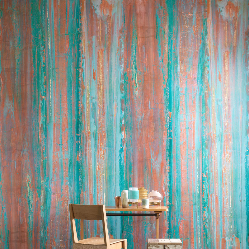 Piet Hein Eek 'Spoiled Copper' wallpaper - Spoiled Copper