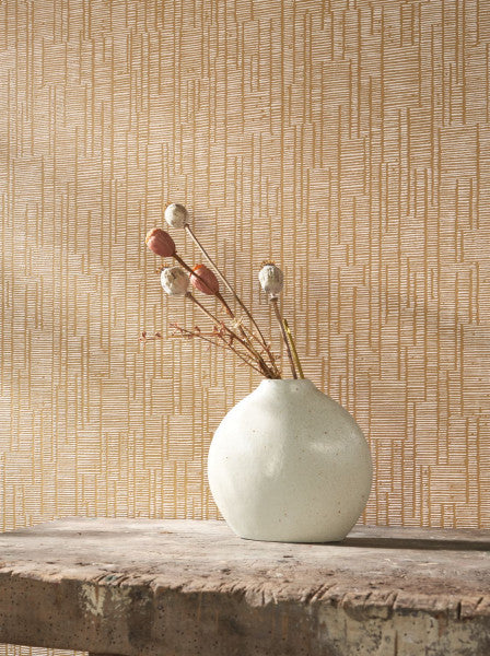 Capri Wallpaper - Sandalwood