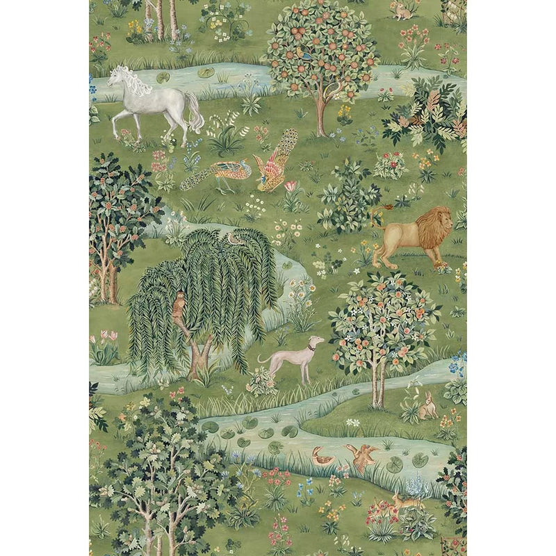 The Brook Wallpaper - William Morris - Linen - Per 137cm Metre