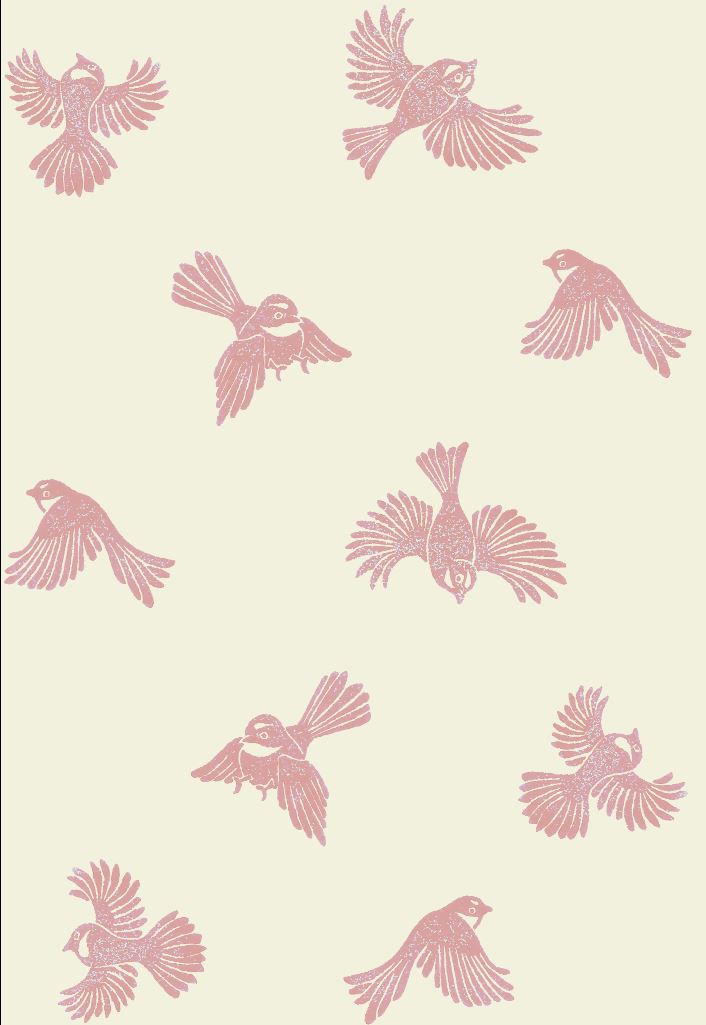 Fantail Flight Wallpaper - Many Colours