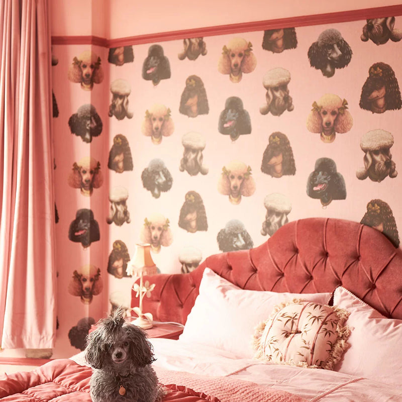 Poodle Parlour Wallpaper