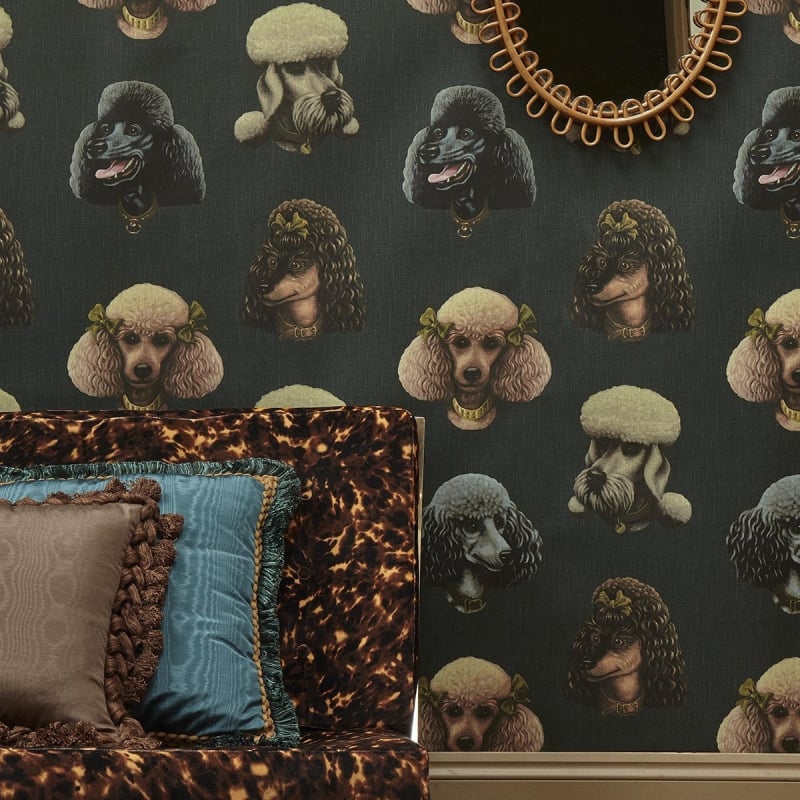 Poodle Parlour Wallpaper