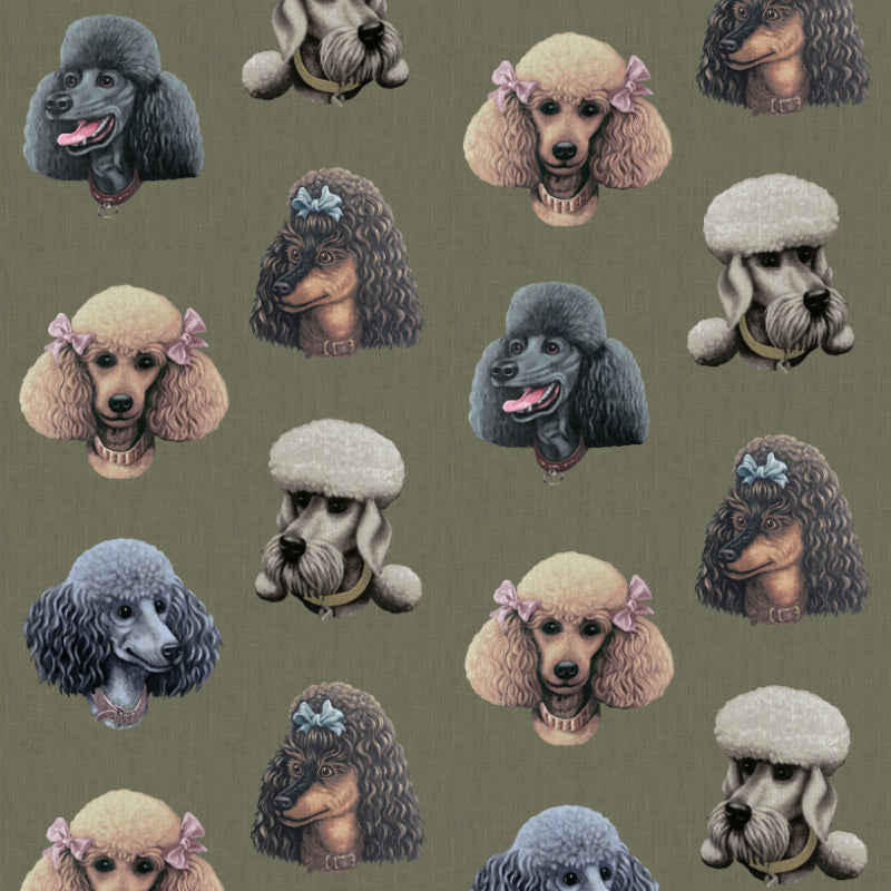 Poodle Parlour Wallpaper