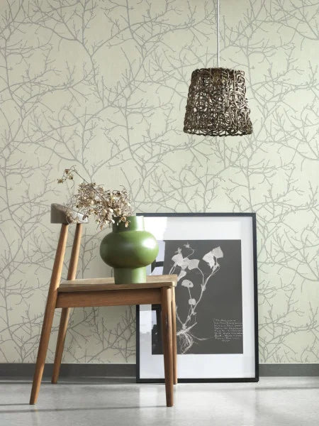 Arbre Wallpaper - Grey/Taupe