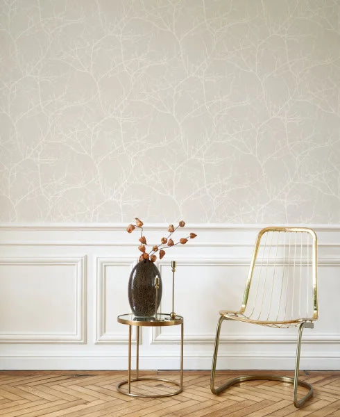 Arbre Wallpaper - Dove Grey