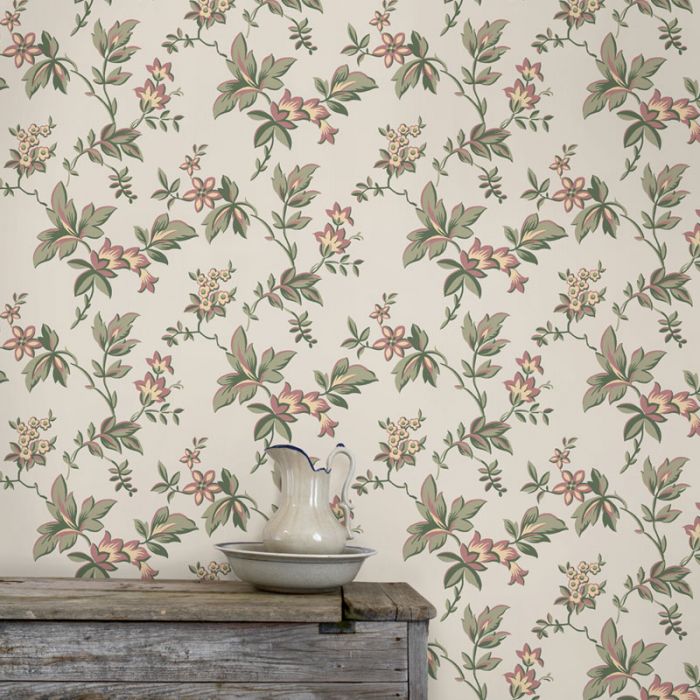 Lovang Historical Wallpaper - Grey/Multi