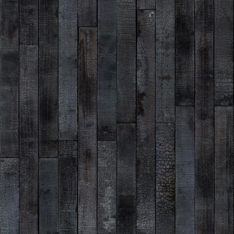 Piet Hein Eek 'Burnt Wood' wallpaper - Black NZ-Wallpaper