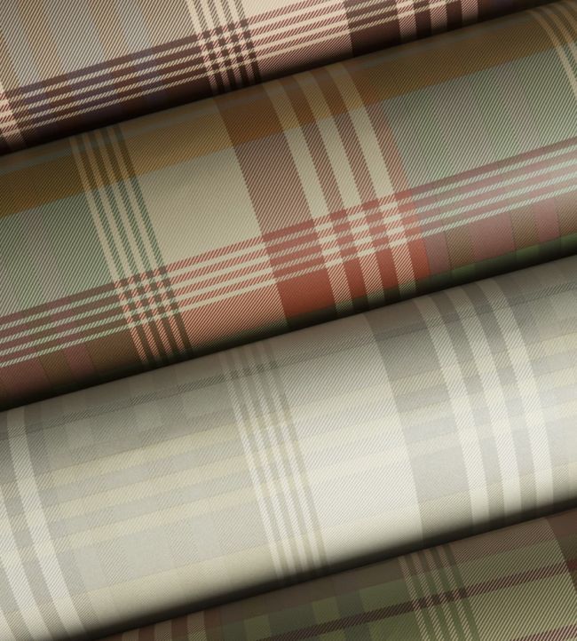 Mulberry Ancient Tartan Wallpaper - 6 Colours